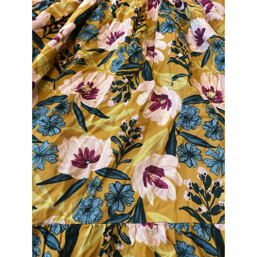 NATURAL LIFE Floral Mini Dress - Yellow and Blue - Picture 2 of 7